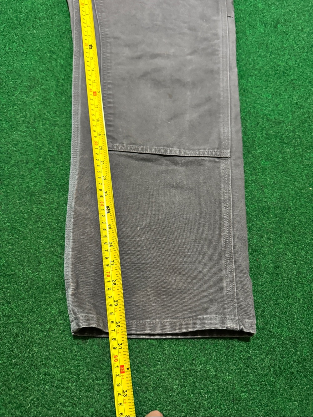 Carhartt Double Knee B136 GVL Carpenter Canvas Hip Hop Grunge 38x30 Pants Jeans - Picture 7 of 12